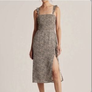 Abercrombie & Fitch leopard print dress